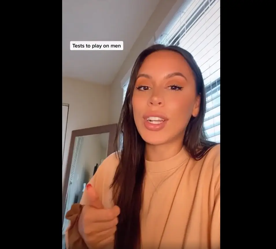 The tests Gabby sets are to see if the man can provide and protect (