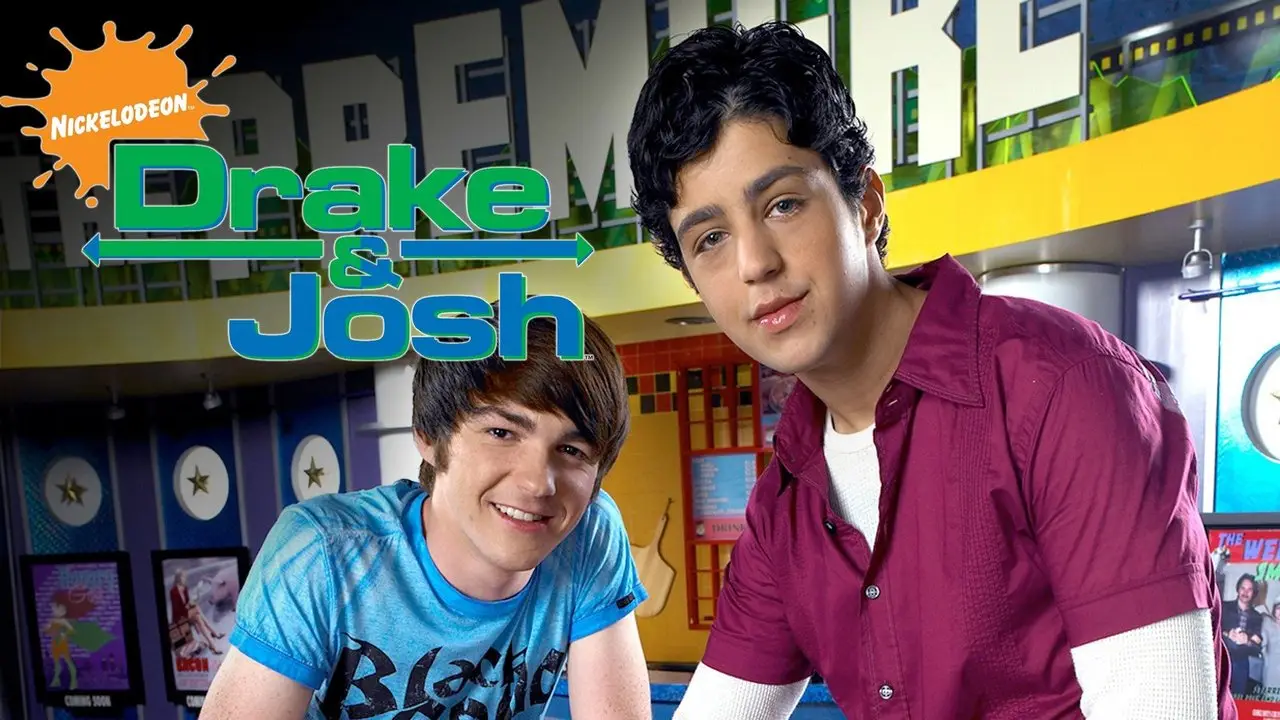 Drake Bell (left) is best known for his role in Drake and Josh.