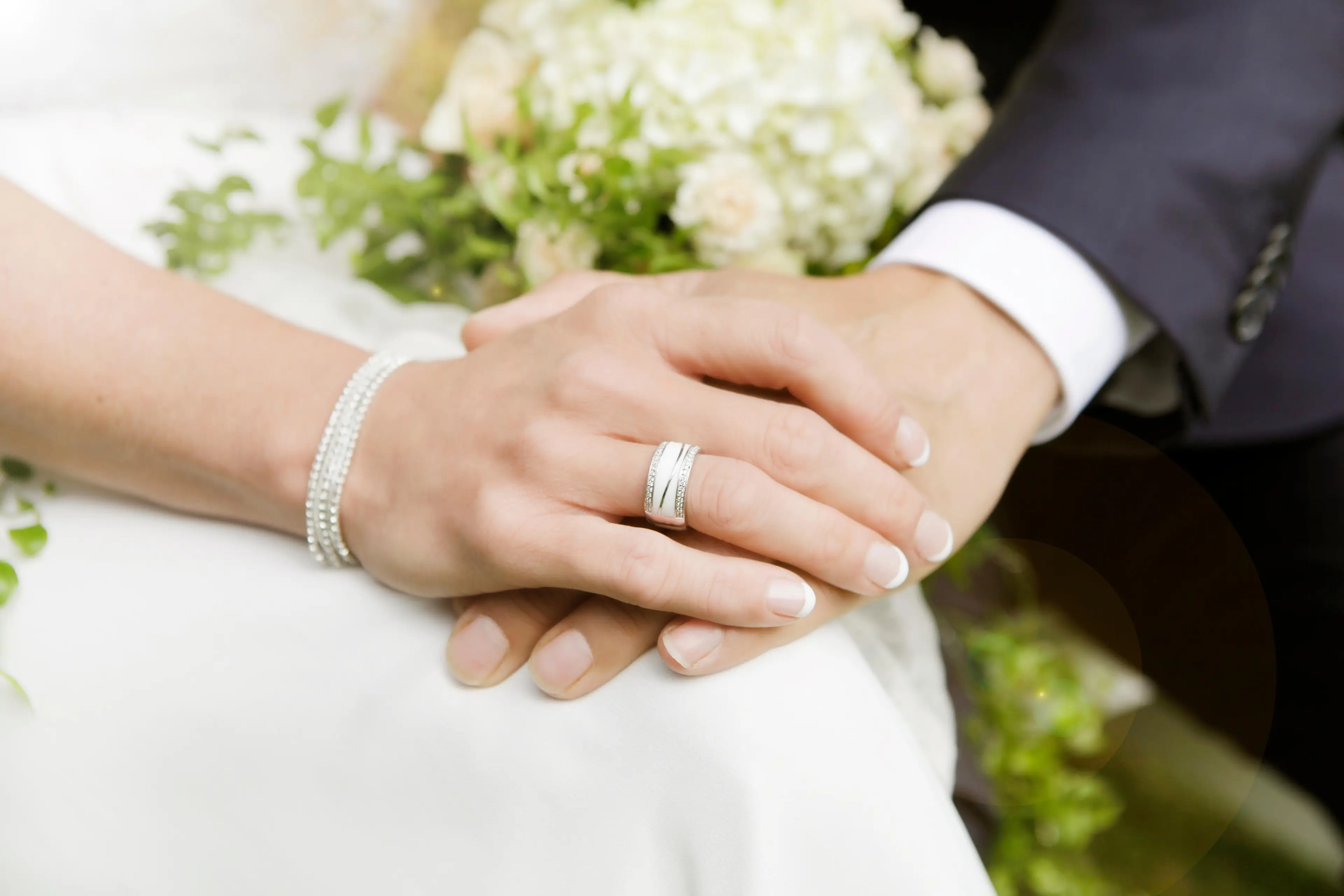 The newlyweds were on their way to their honeymoon.