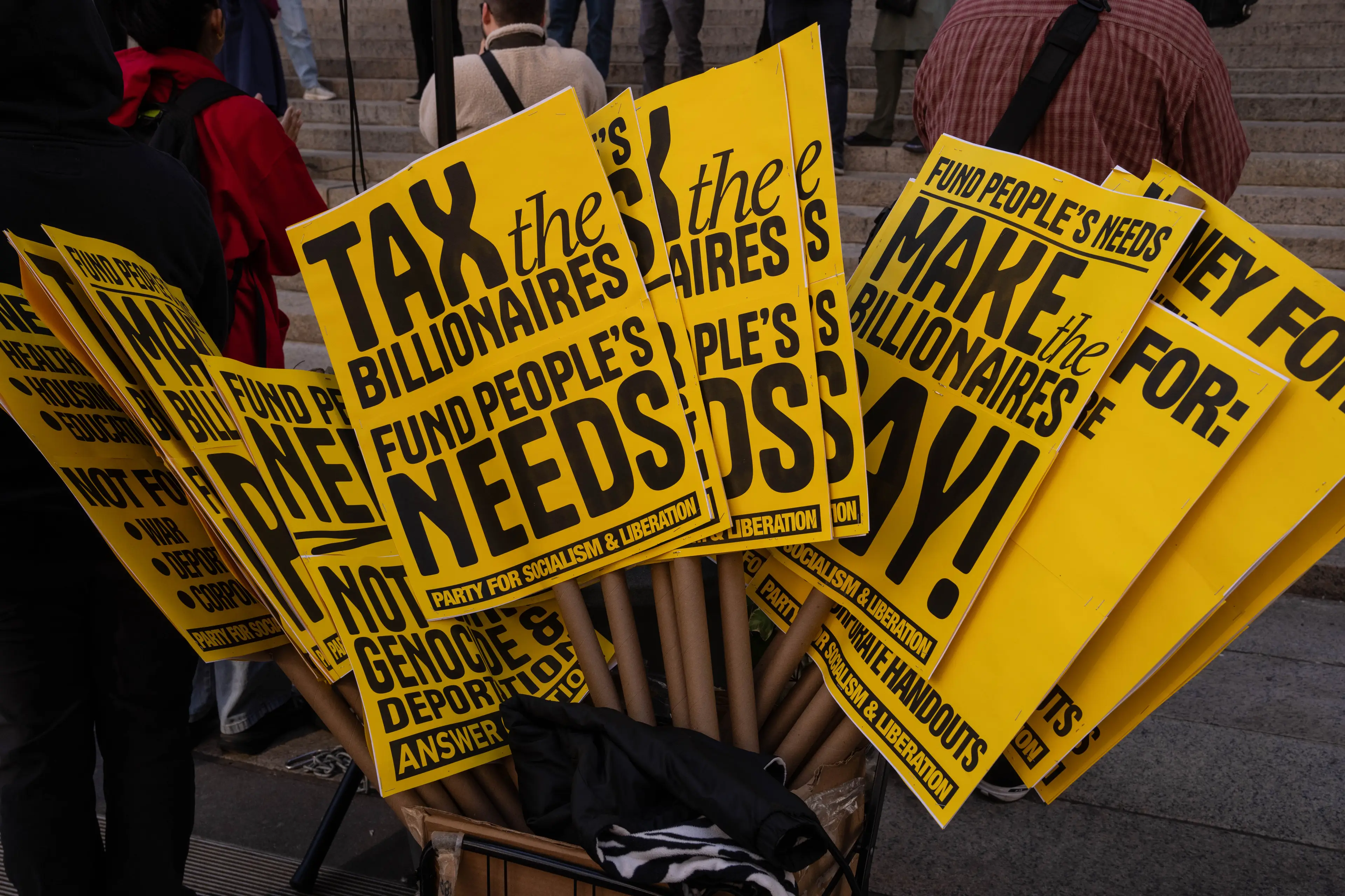 The controversial proposal is reportedly causing billionaires to flee (Adam Gray / Stringer / via Getty)