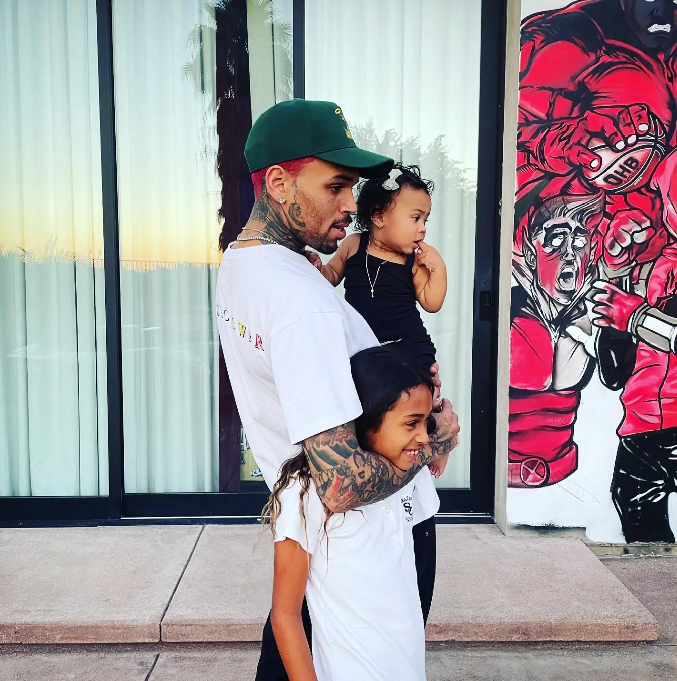 Brown is now a father to three children.