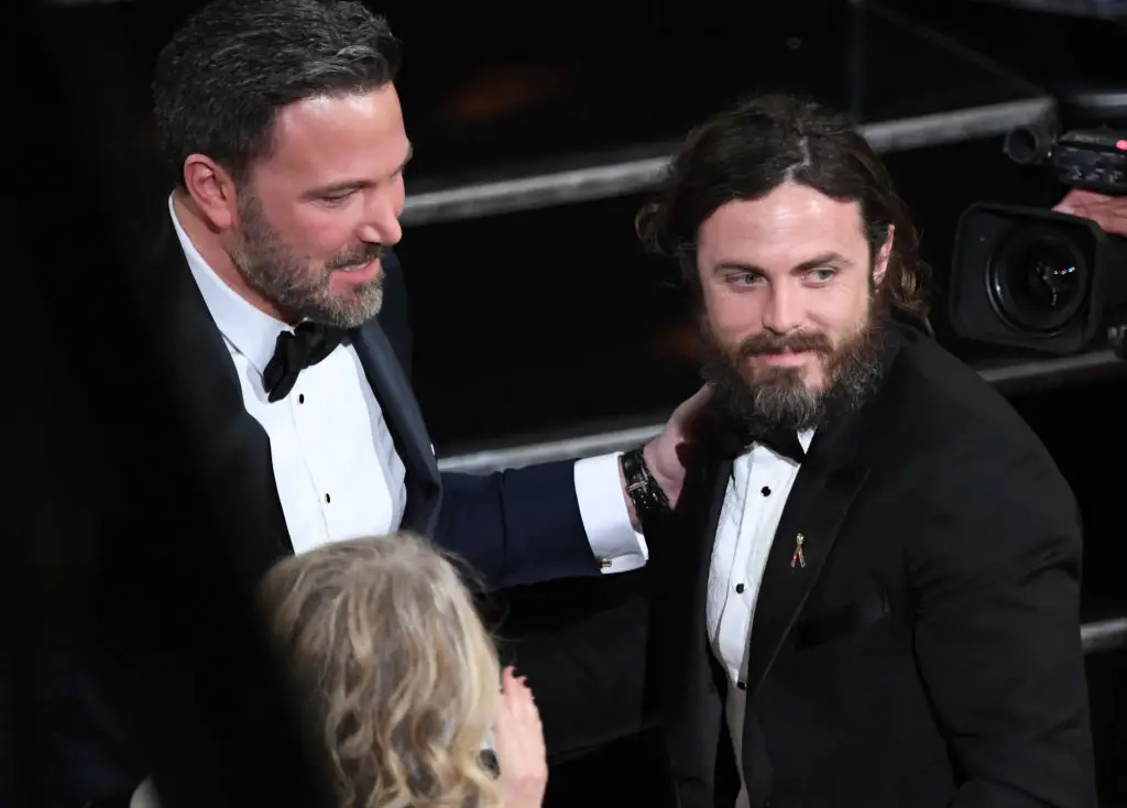 Ben and Casey Affleck at the 2017 Oscars (MARK RALSTON/AFP via Getty Images)