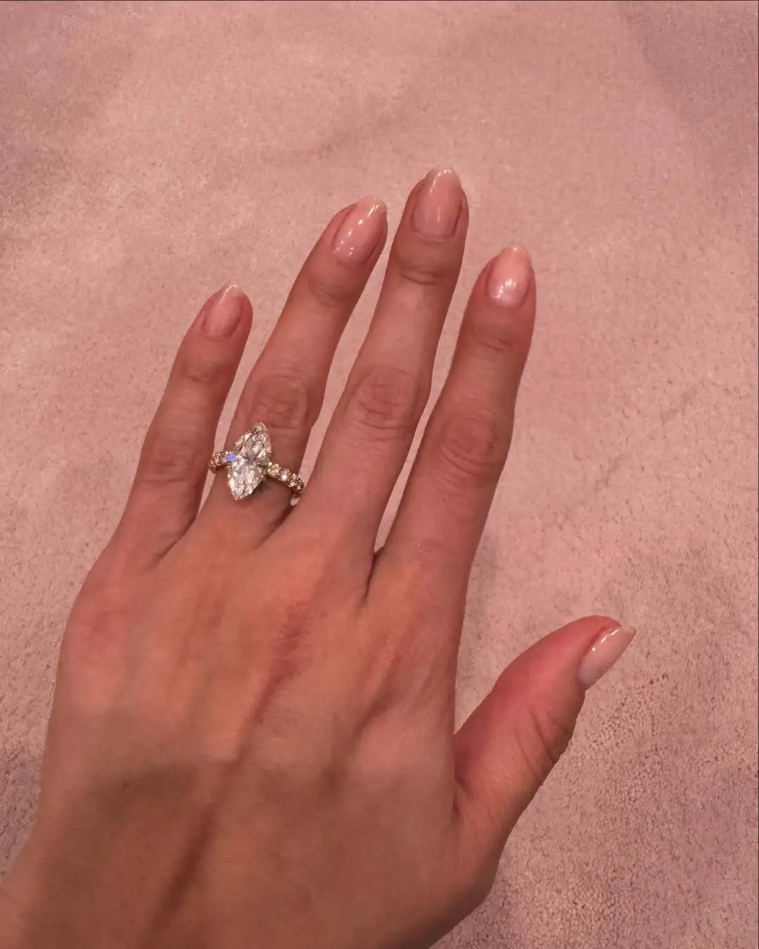 Selena Gomez showed off her engagement ring on social media (Instagram/@selenagomez)