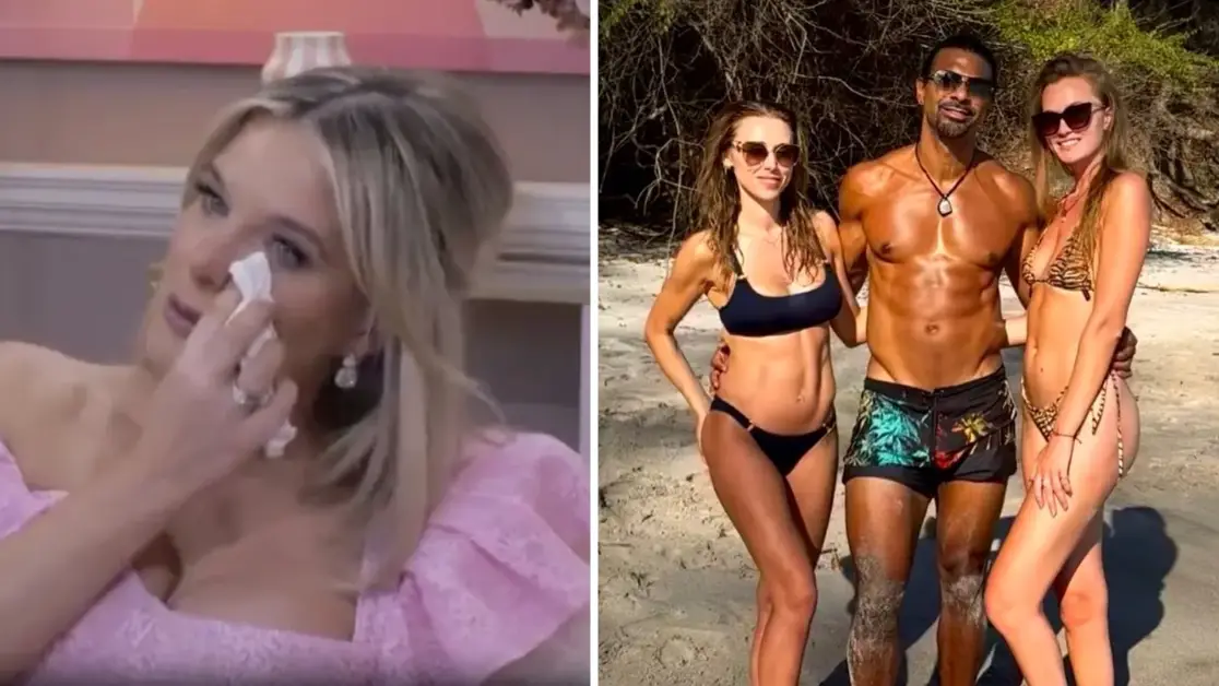 Helen Flanagan breaks down in tears as she speaks out on David Haye ‘throuple’