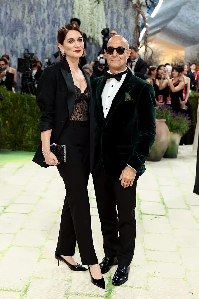 There's a 21-year age gap between Stanley Tucci and his wife Felicity Blunt (Dimitrios Kambouris/Getty Images)