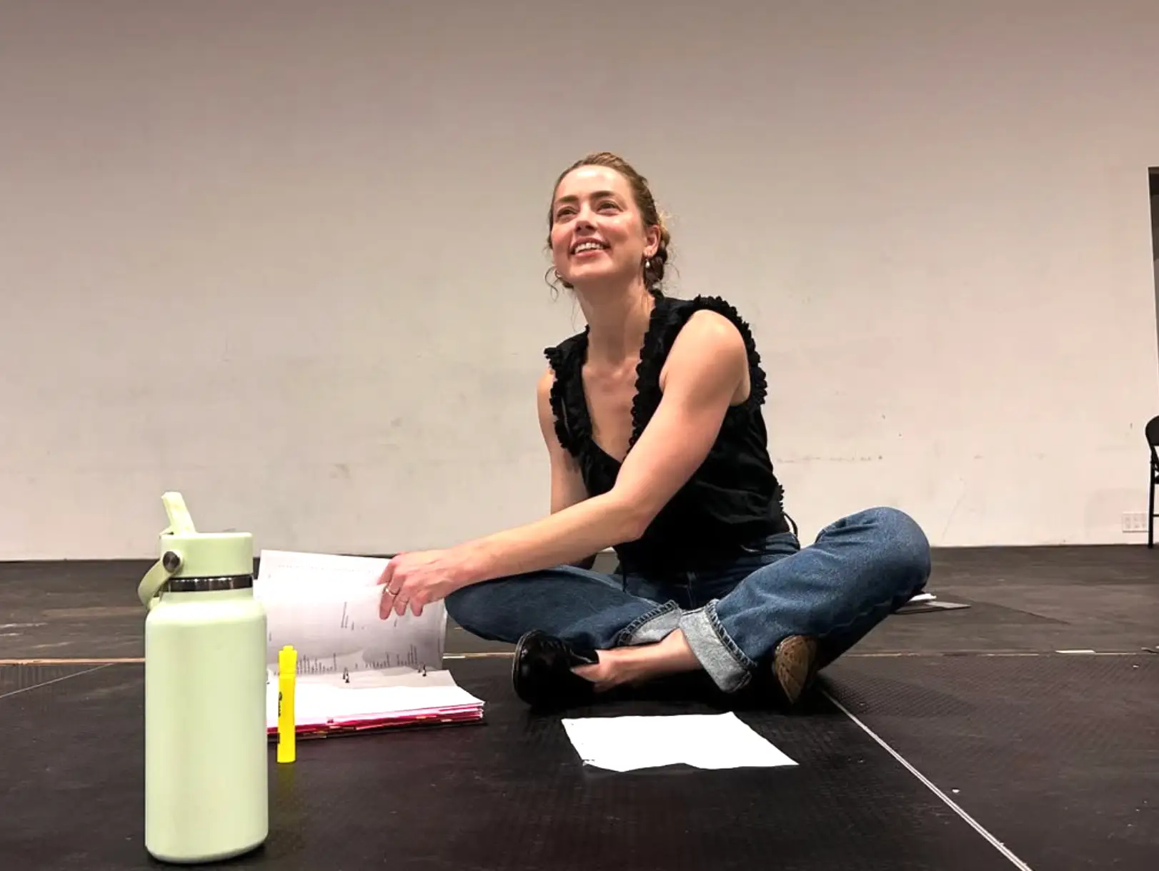 Heard has been playing the role of Genevieve in Jeremy O. Harris' new play, Spirit of the People (Instagram/@amberheard)