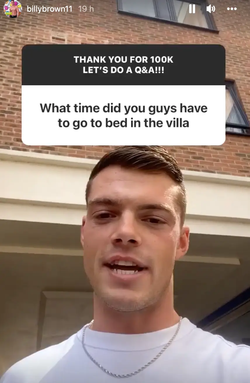 Billy spilled the beans.