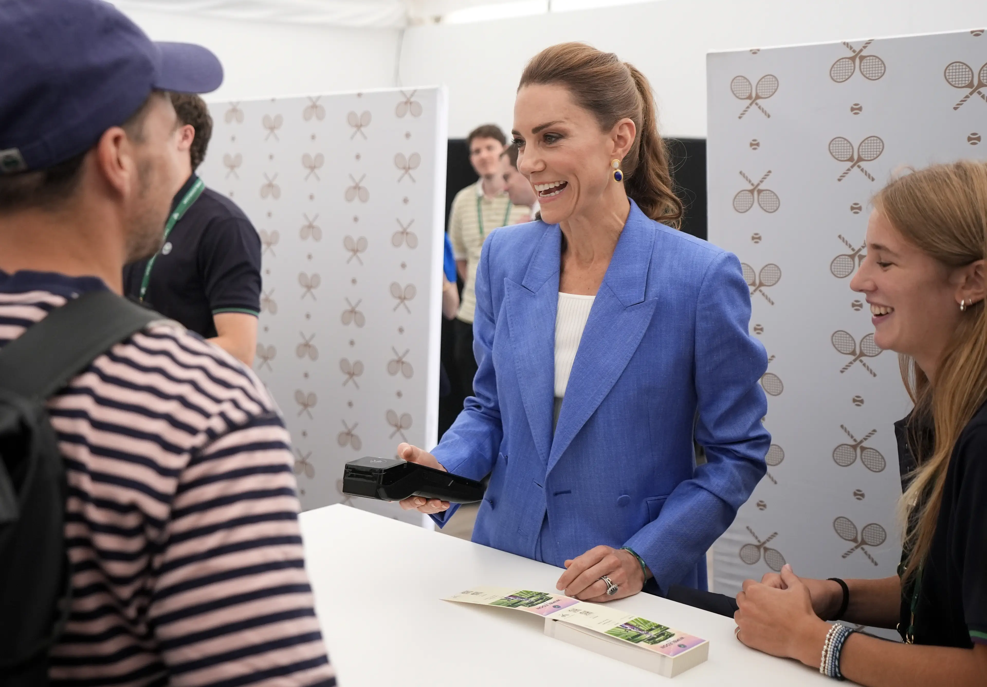 The Princess of Wales is a known supporter of tennis and Wimbledon in particular (Andrew Matthews - WPA Pool/Getty Images)