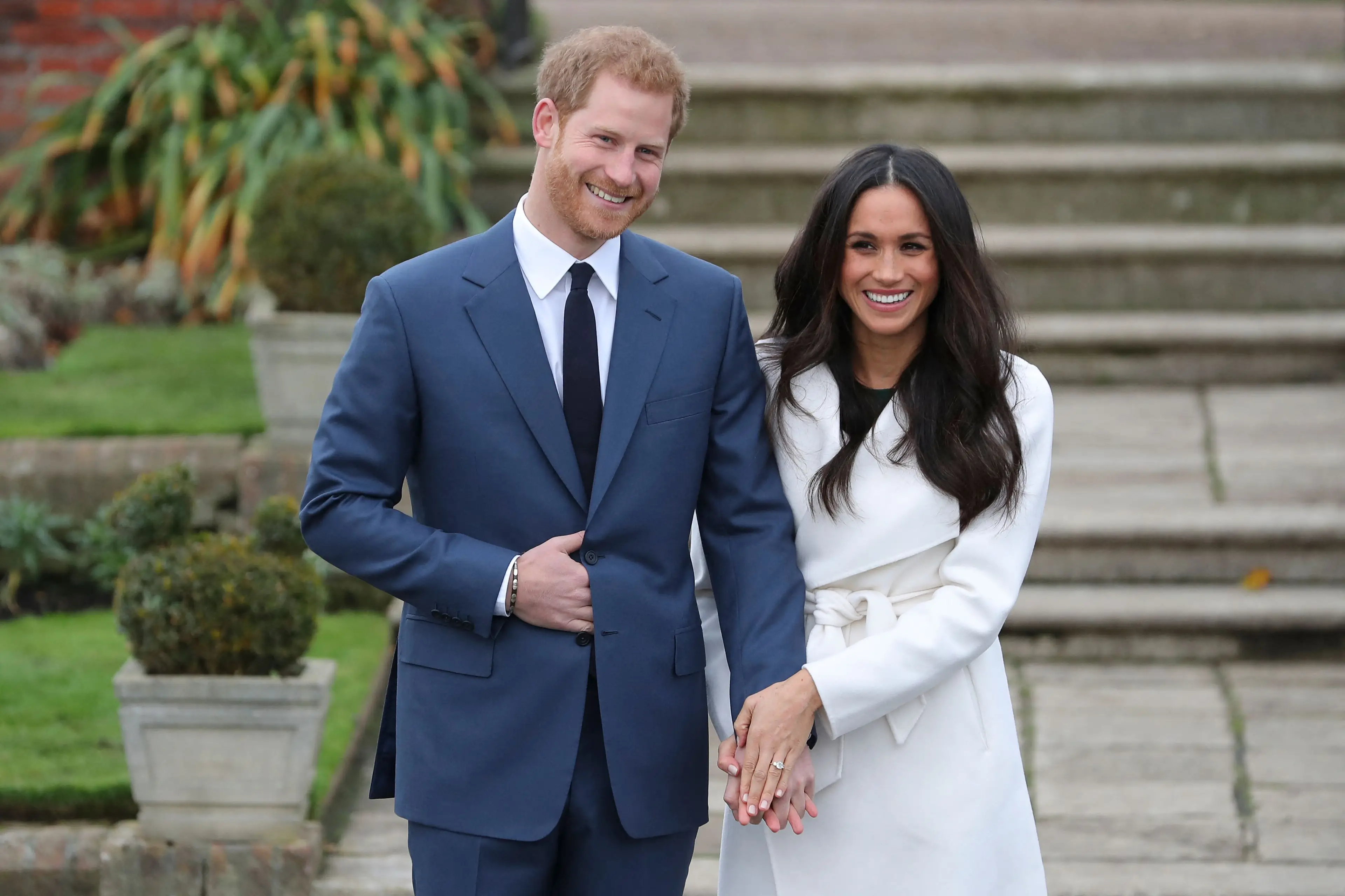 The couple confirmed they were stepping down from royal duties in 2020. (Emmanuel Osodi/Anadolu via Getty Images)