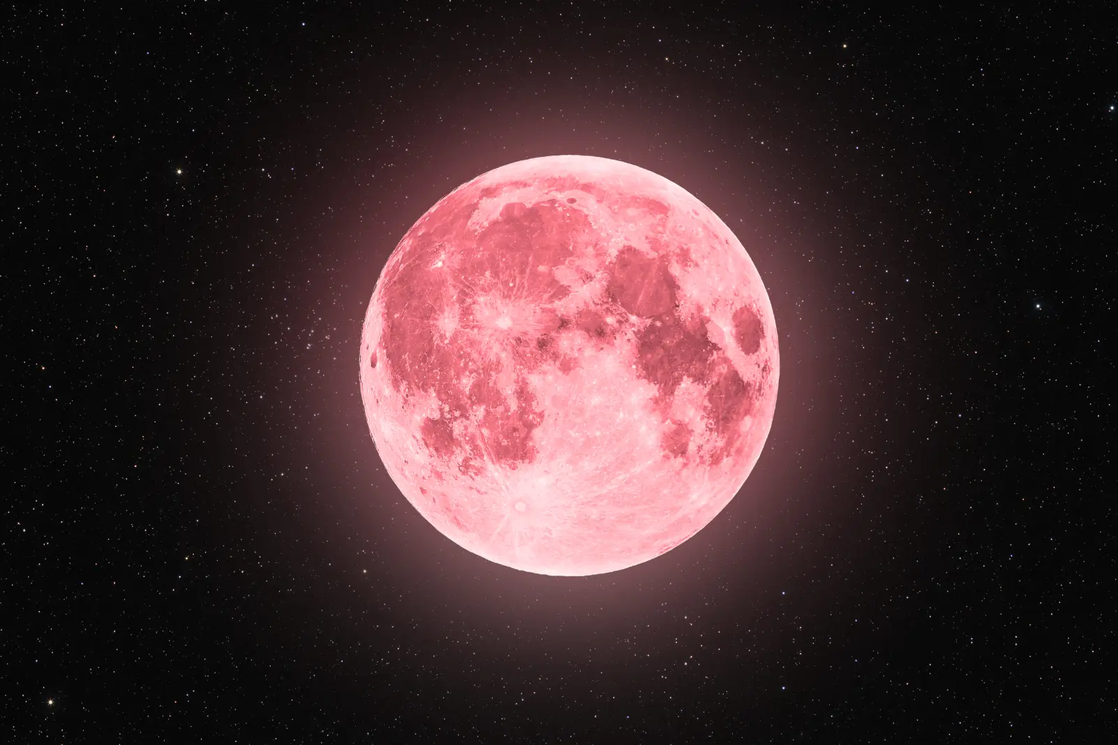 April's Pink Moon in Libra lit up the skies last night (Getty Stock Images)