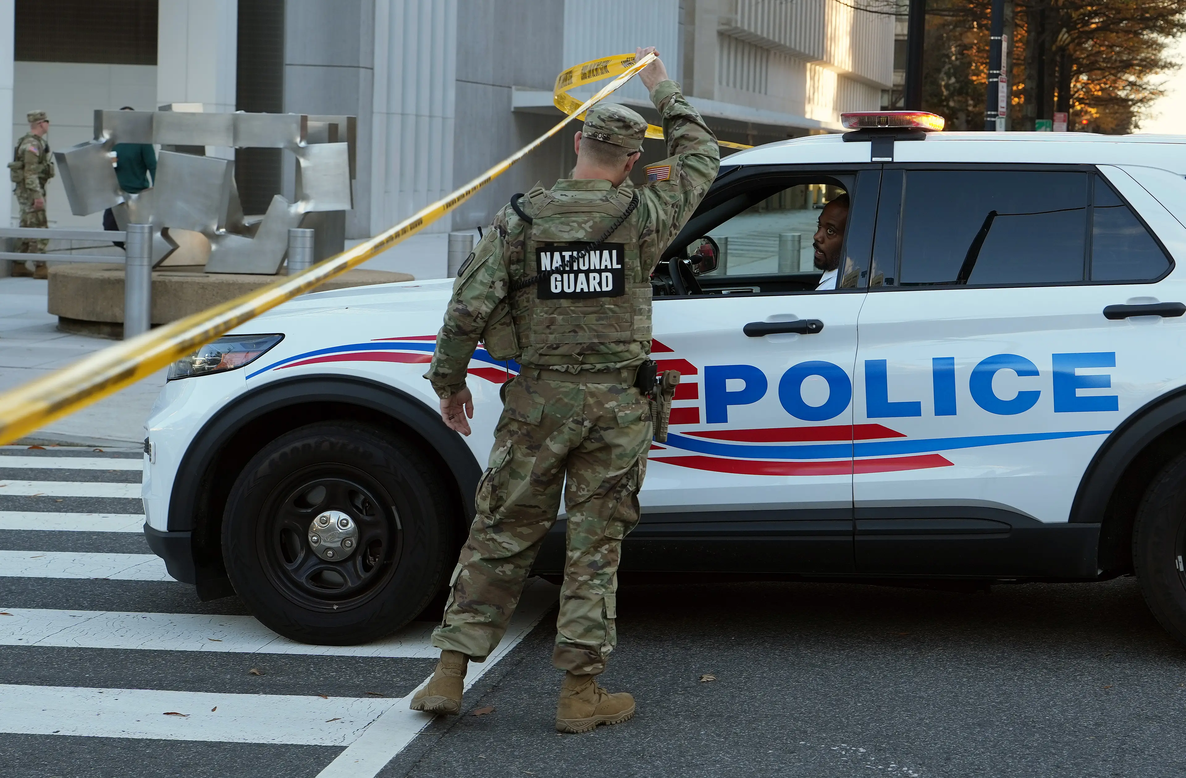 Trump deployed the National Guard into several major cities in August (Andrew Leyden/Getty Images)