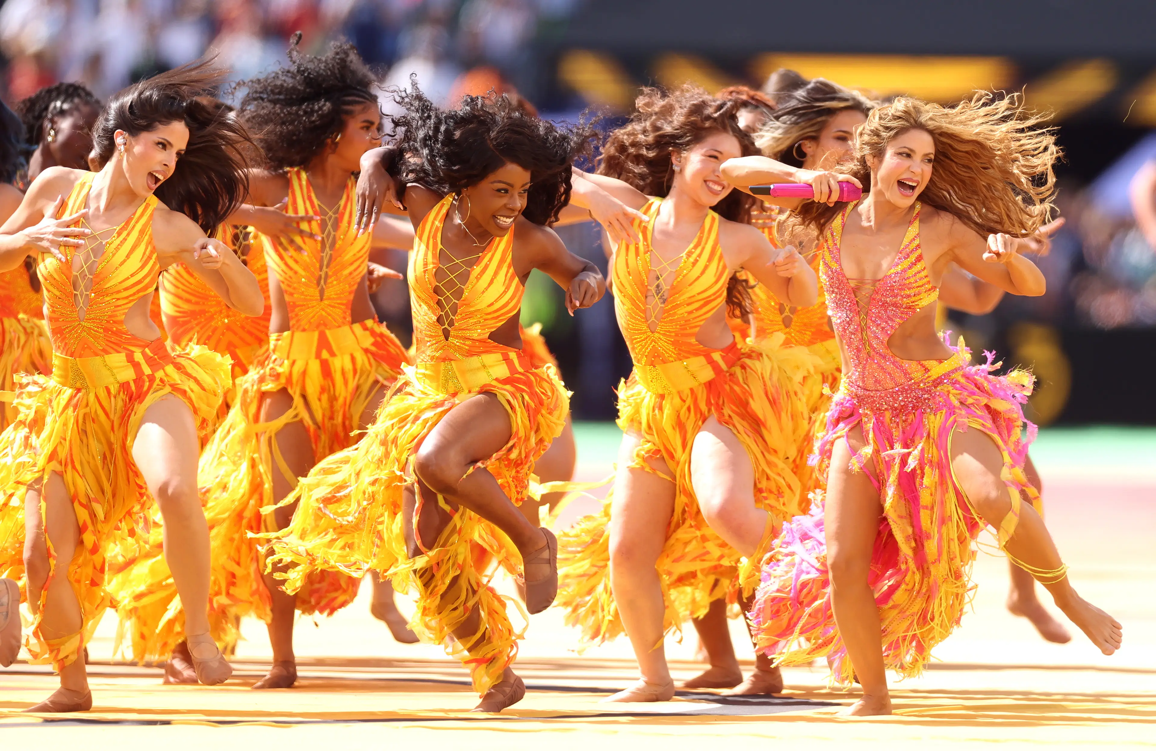 Shakira performed the official anthem of this year's tournament (Lars Baron/Getty Images)