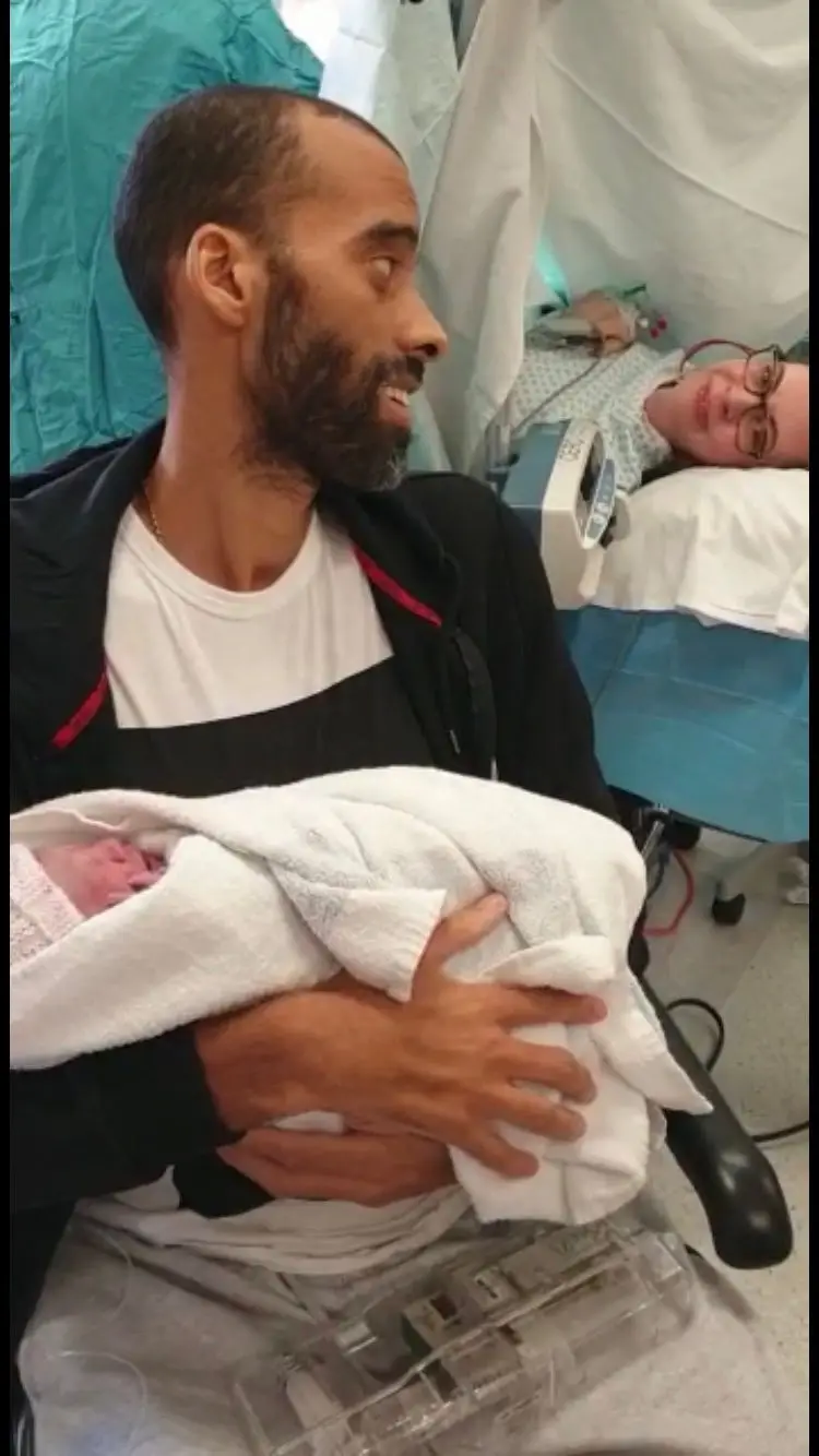 Incredibly, Jamie was able to meet his daughter just days before he died.