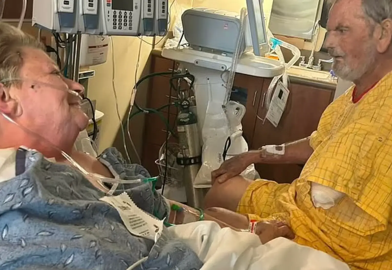 The couple were later reunited in hospital (WLKY)