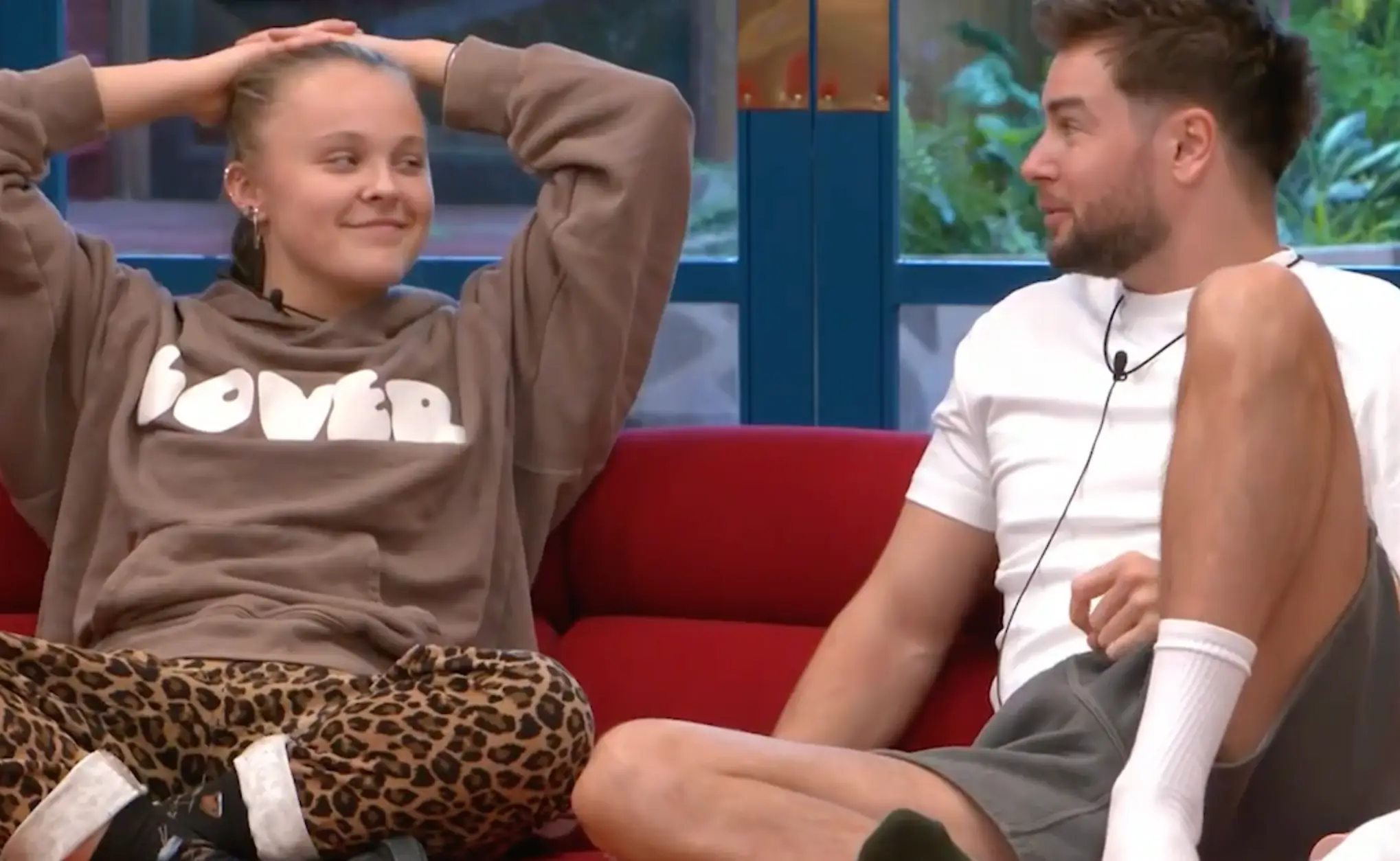Chris Hughes has left CBB viewers seriously baffled with his 'turn on' comments to housemate JoJo Siwa (ITV)