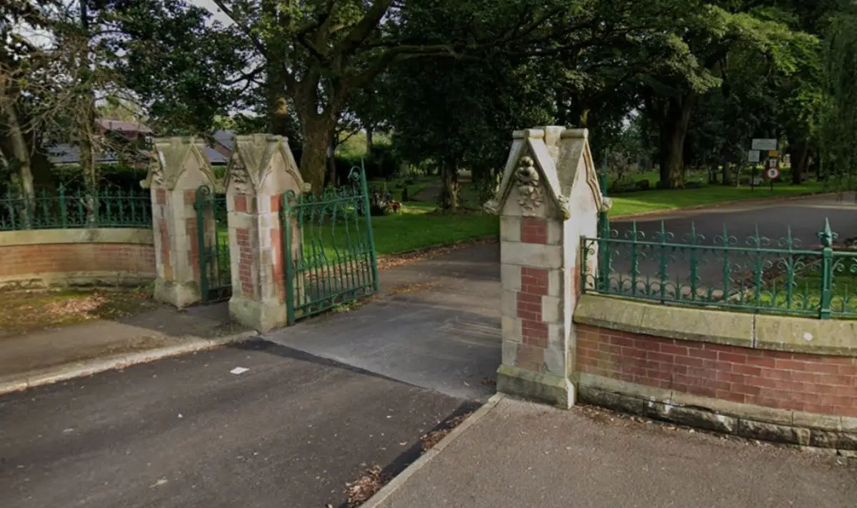 The mass grave was unearthed at Royton Cemetery in Oldham (Google Maps)