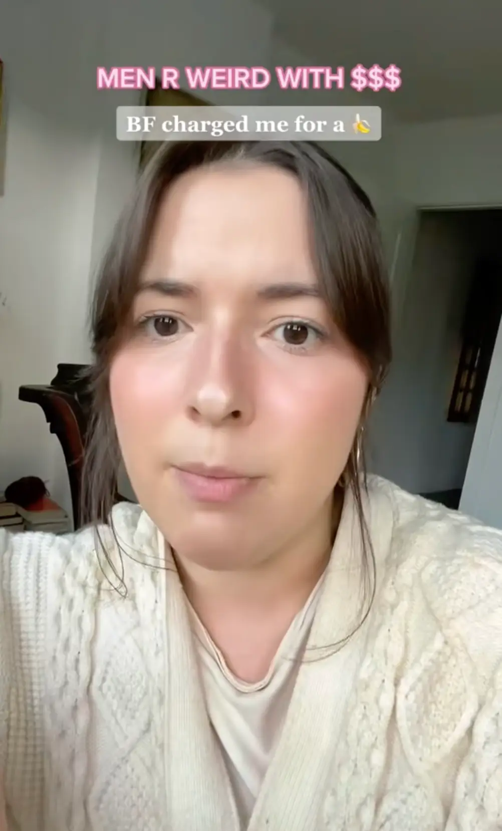 The content creator explained her ex's reasons.