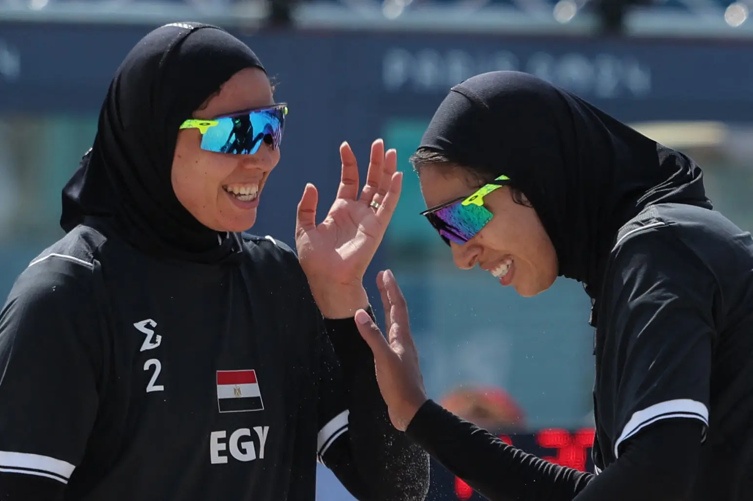 Members of the Egyptian team subsequently spoke out about the ban. (THOMAS SAMSON/AFP via Getty Images)