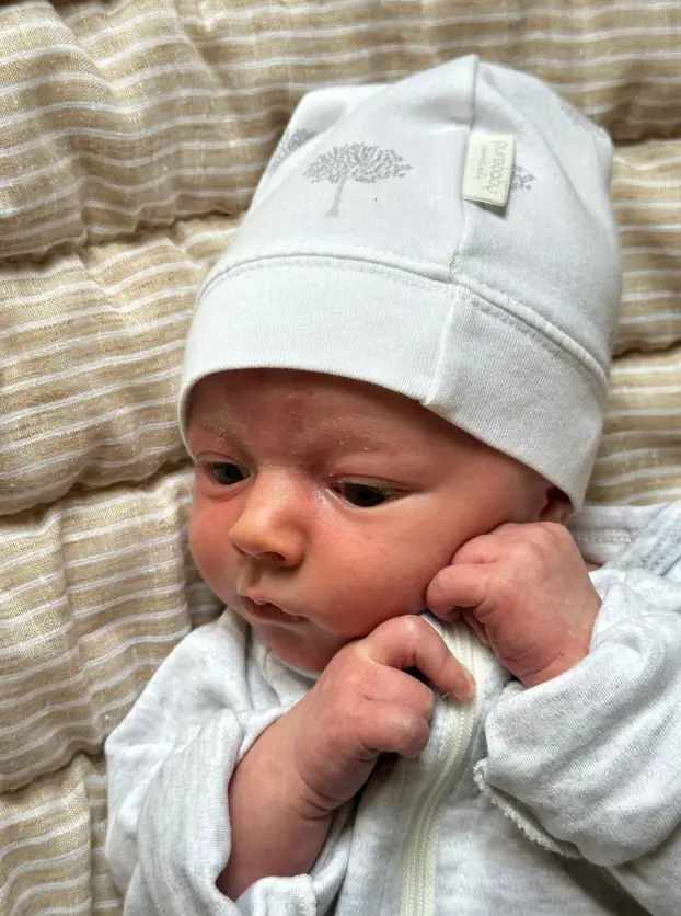 Warnecke gave birth to a baby boy (GoFundMe)