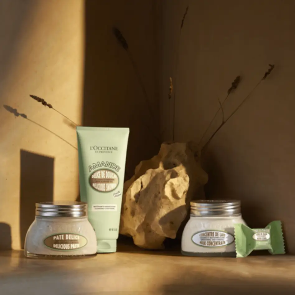 Part of the Almond range from the brand, fans can't get over how good it smells. (L'Occitane)