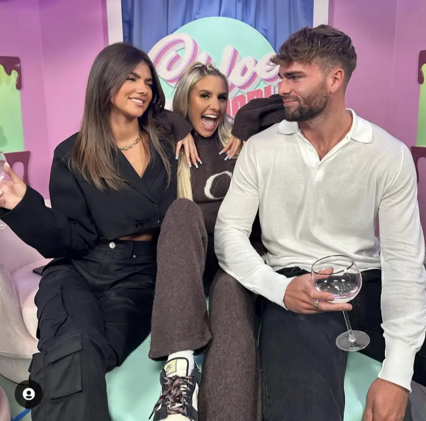 Chloe held the former couple on her new YouTube show.