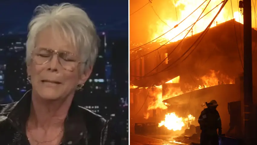 Jamie Lee Curtis breaks down over ‘catastrophic’ damage of LA wildfires after being forced to flee