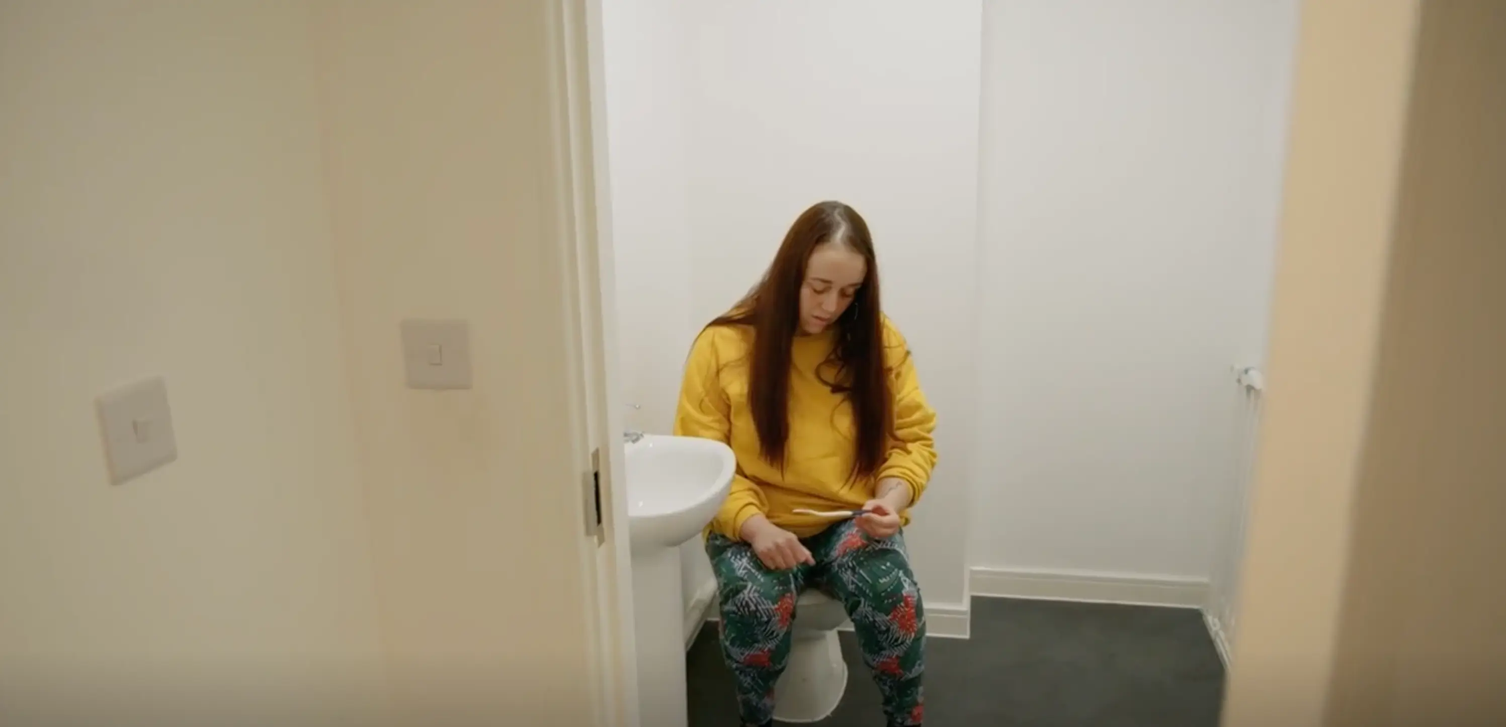 Louise finds out she is pregnant.