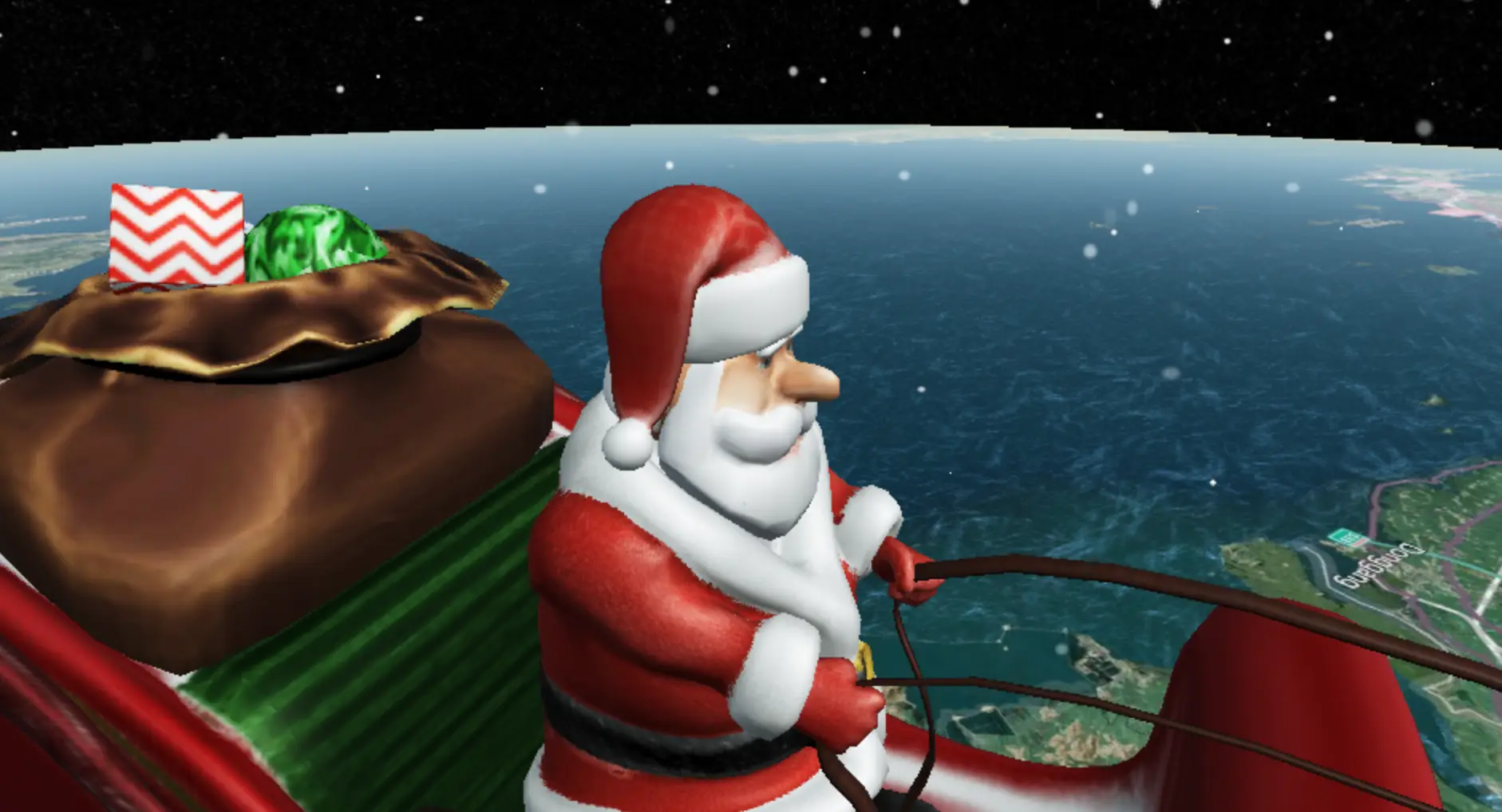 You can watch Santa as he makes his way around the world (NORAD)