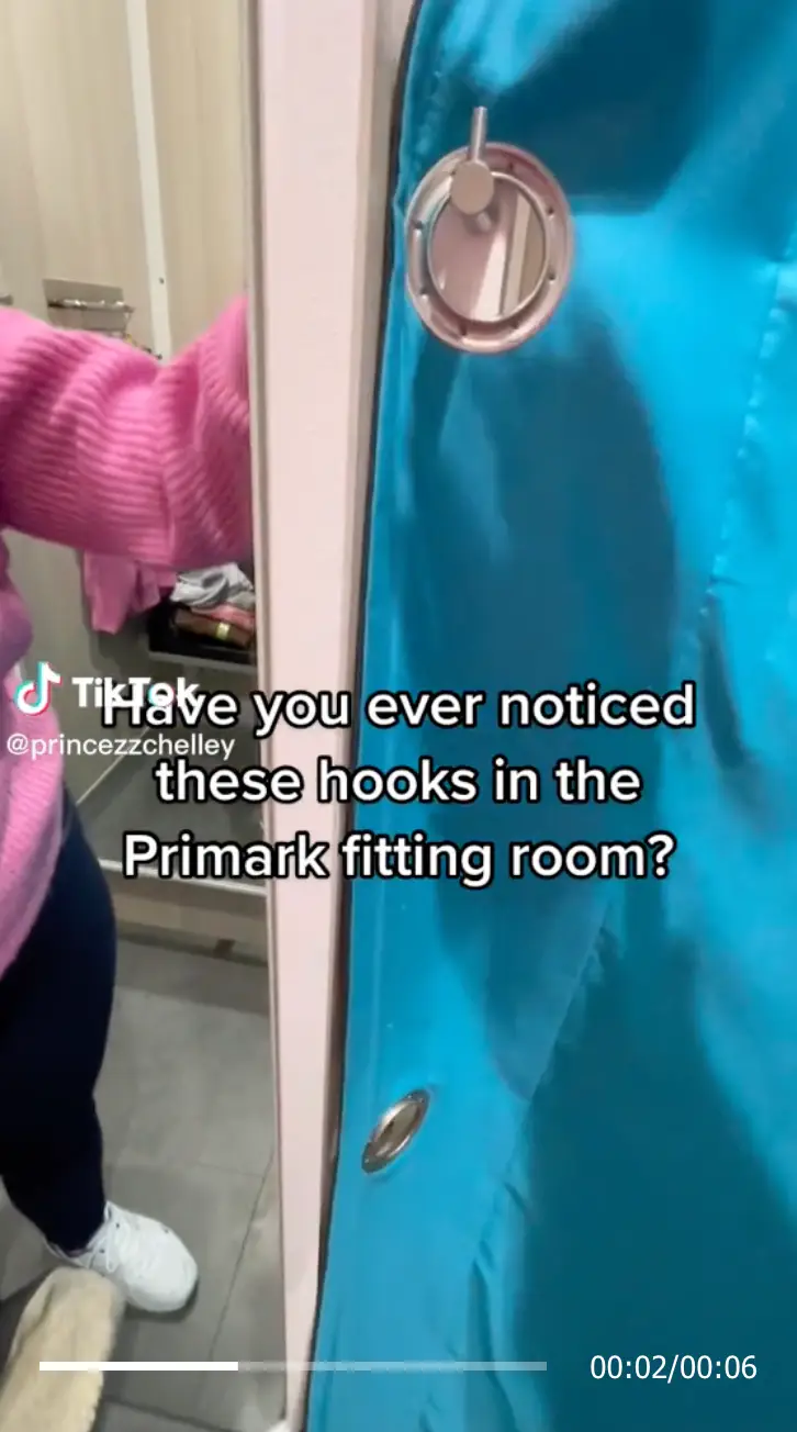 A TikToker has revealed an incredible changing room hack.