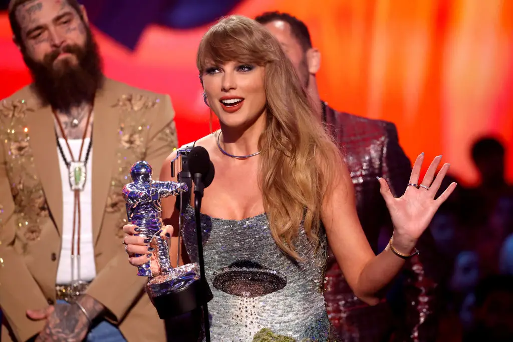 Taylor Swift is now the most decorated artist in VMAs history (Mike Coppola/Getty Images for MTV)