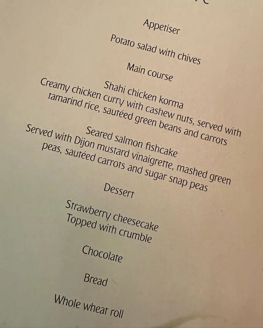 Jack Fowler said he was told the chicken curry didn't contain any nuts. (Instagram/@_jackfowler_)