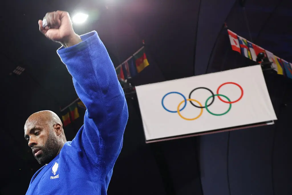 Teddy Riner was a three-time Olympic champion ahead of this year's Olympic Games. (JACK GUEZ/AFP via Getty Images)