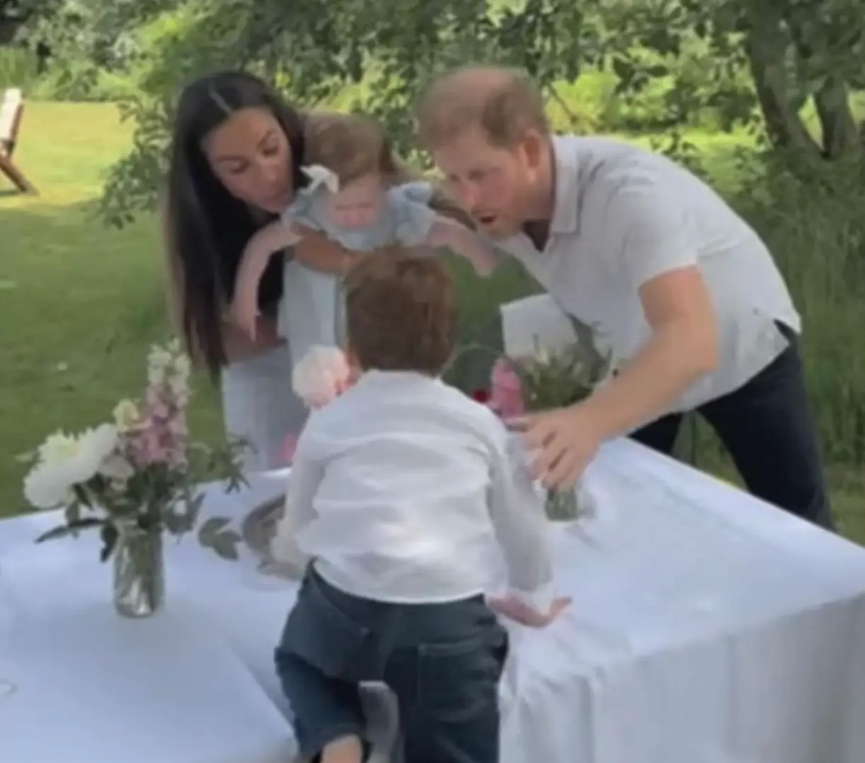 Meghan Markle and Prince Harry shares the same Sussex surname as their two children (Netflix)