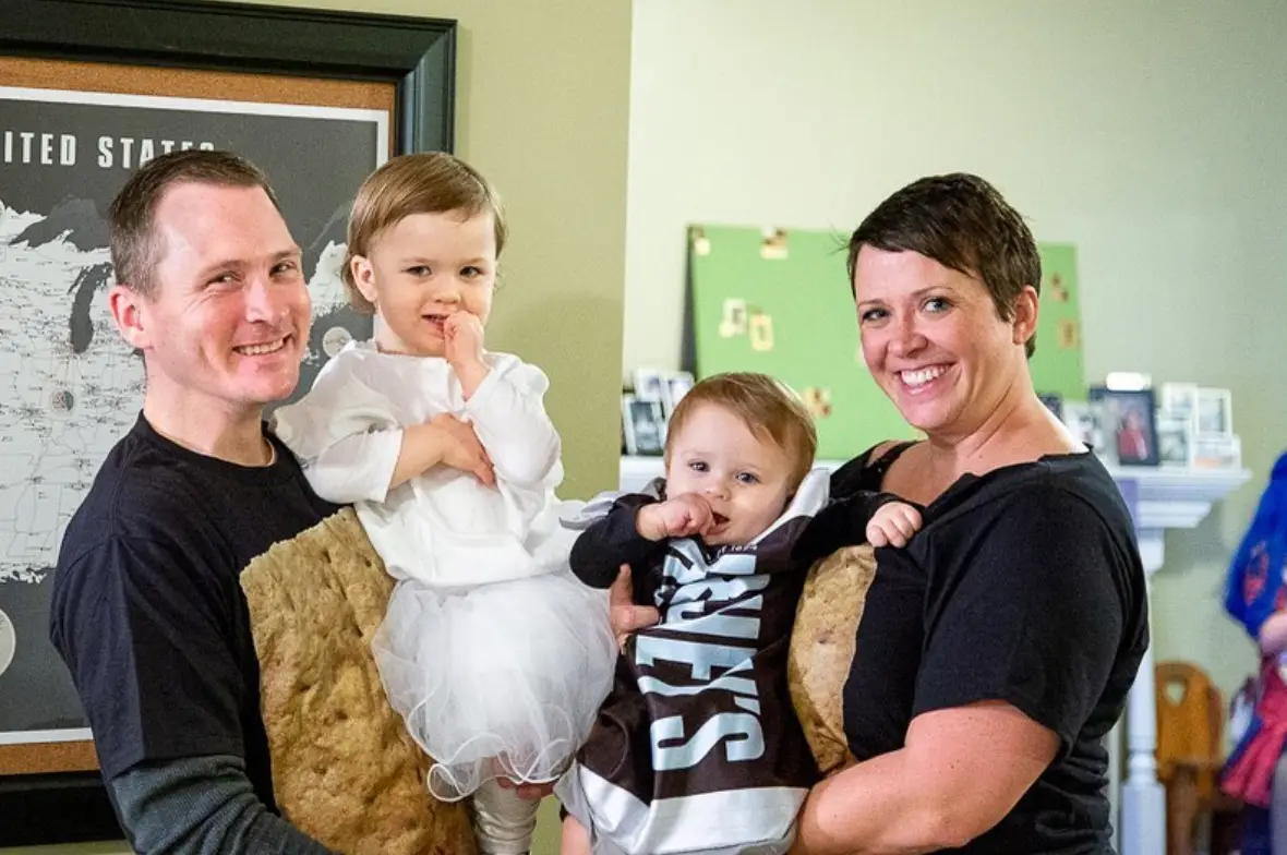 Bevin, Mark and their children.