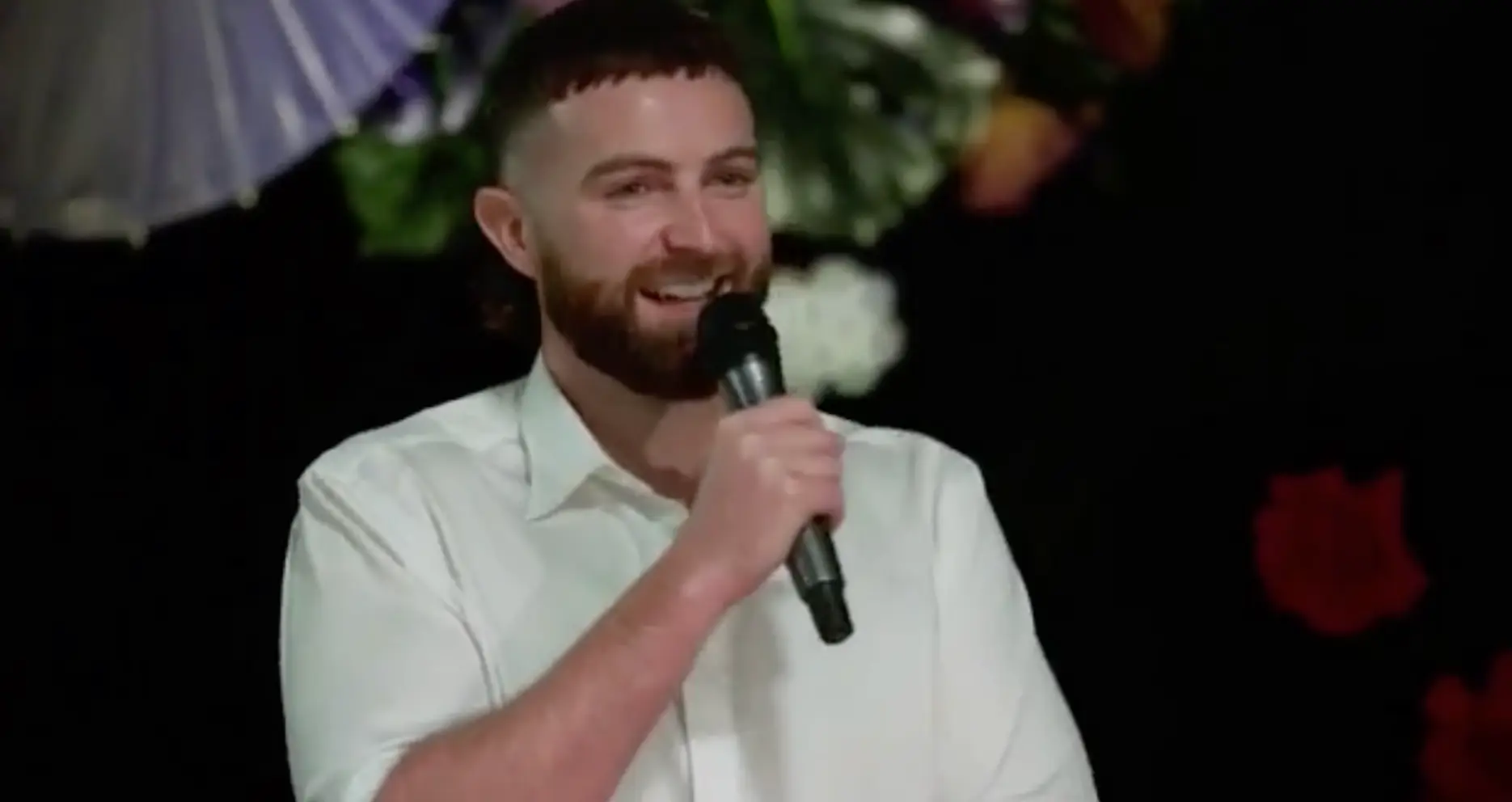 He just kept going...