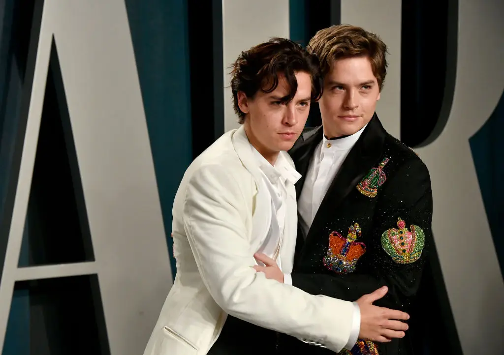 Twins Cole and Dylan Sprouse pictured in 2020 (Frazer Harrison/Getty Images)