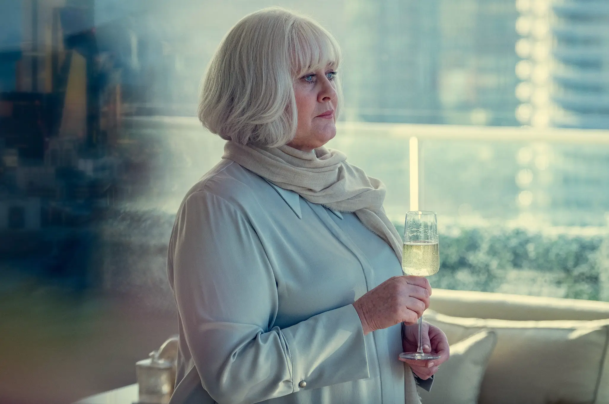 Lancashire in this year's Black Doves (Netflix)