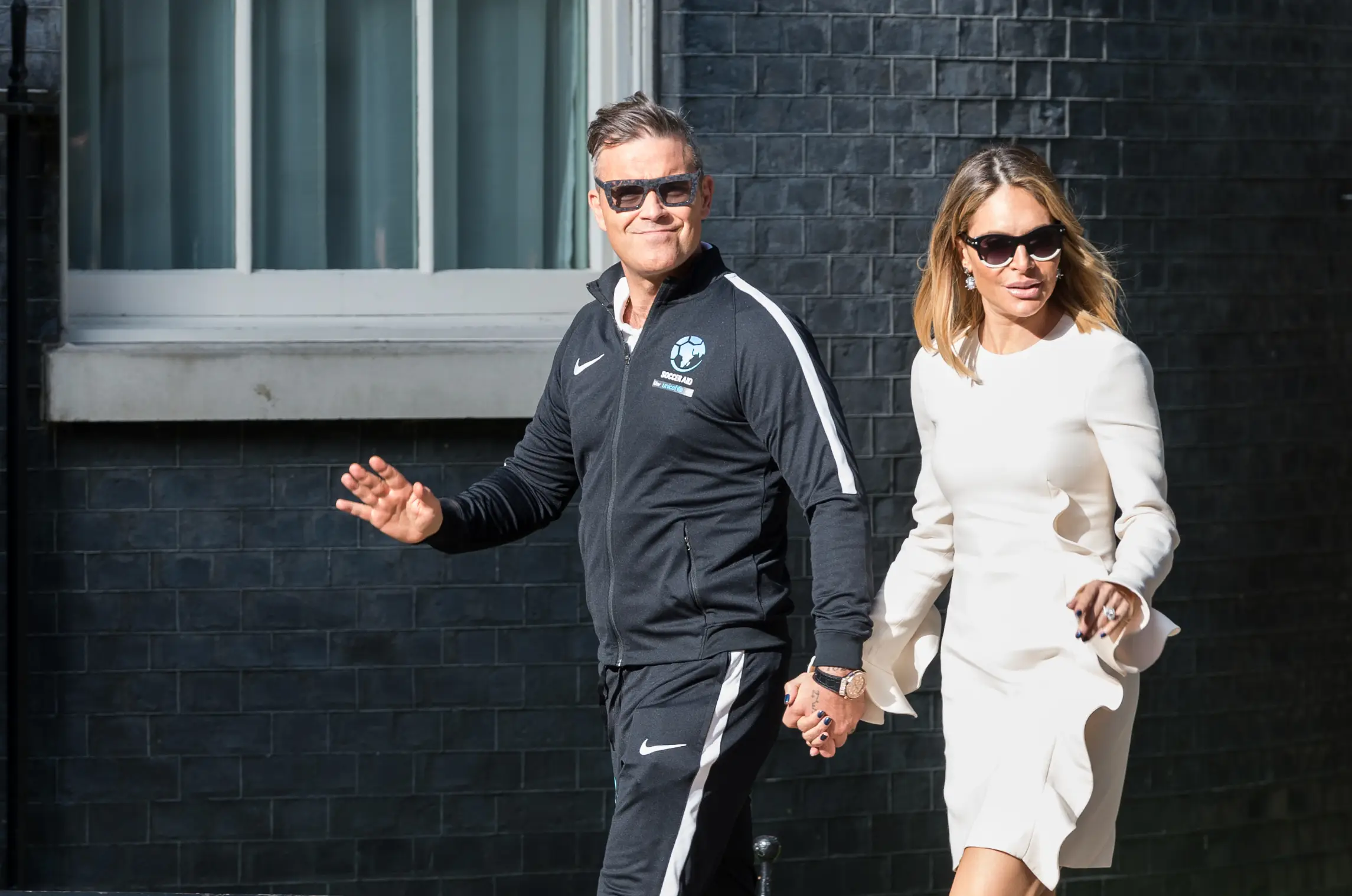 Ayda Field has revealed her husband Robbie Williams has an extremely gross habit. (Wiktor Szymanowicz/Future Publishing via Getty Images)