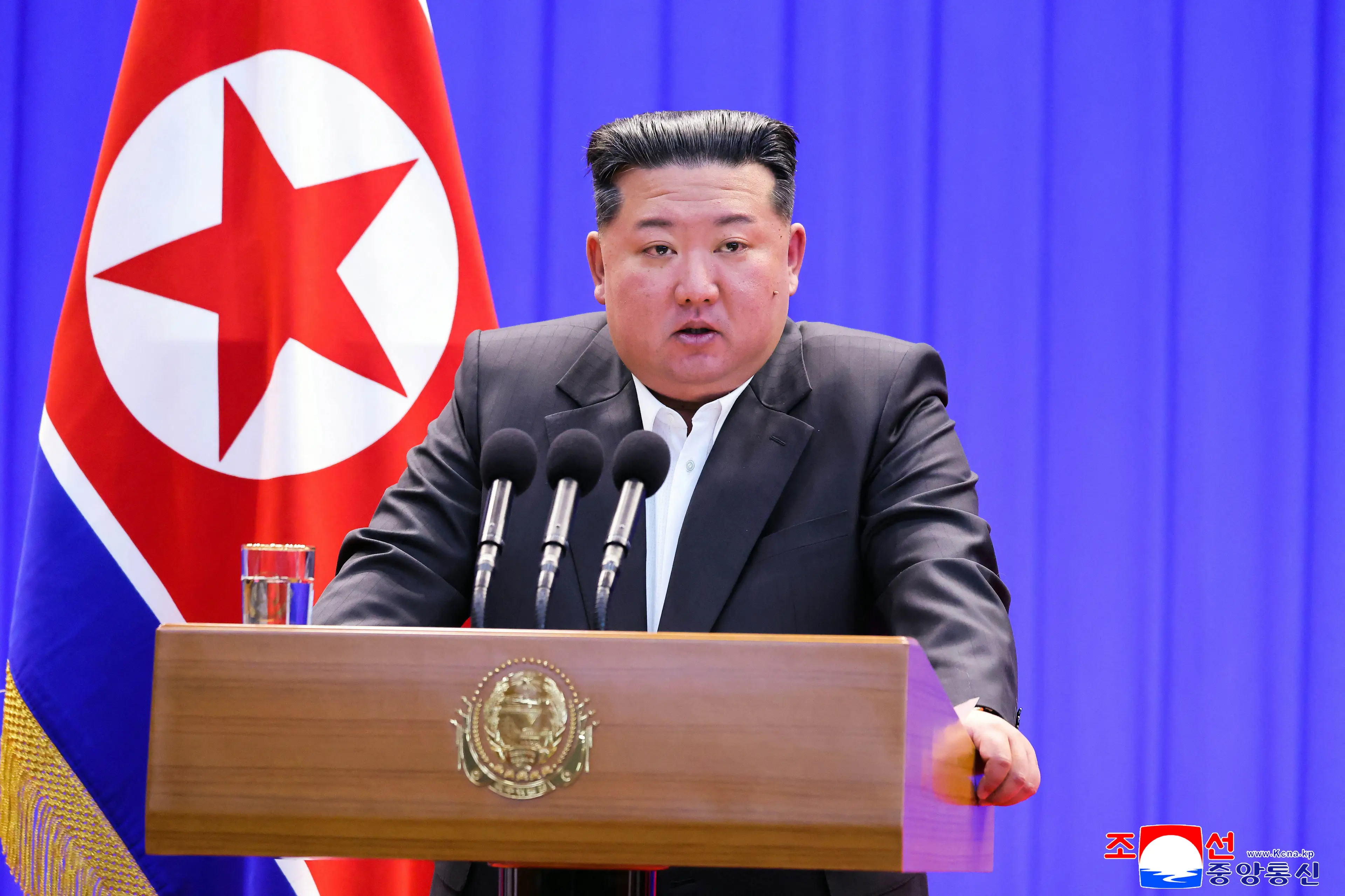 Kim Jong Un is the Supreme Leader of North Korea (KCNA VIA KNS / AFP via Getty Images)