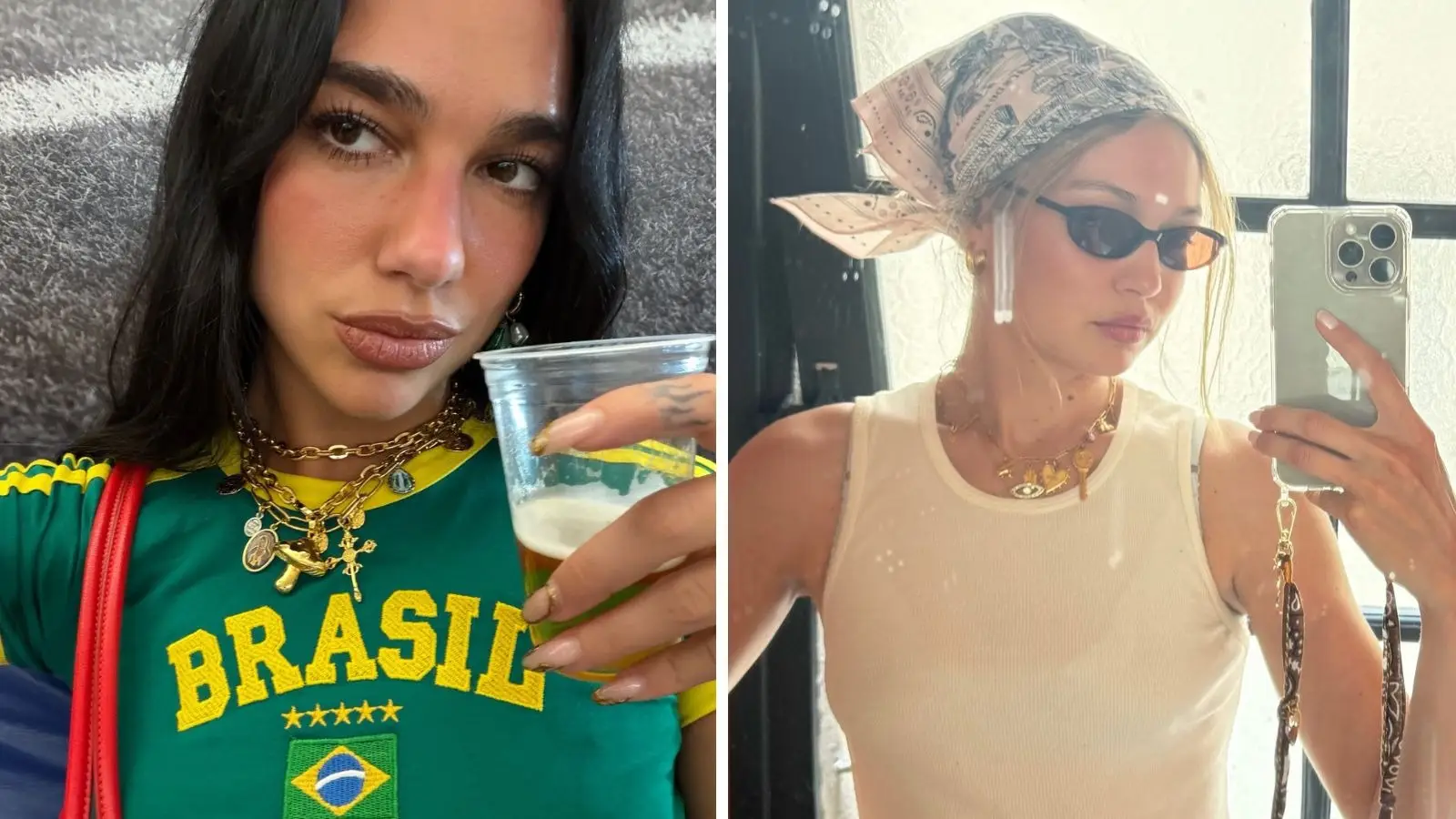 @dualipa/@gigihadid via Instagram
