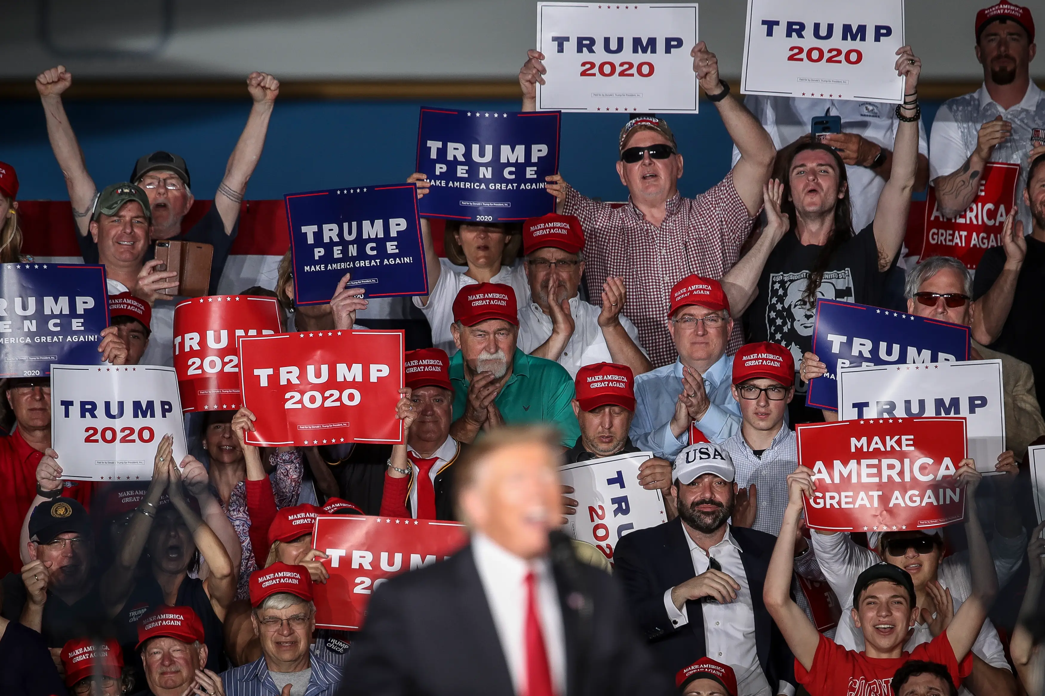 The insult is usually given to Trump's opponents (Drew Angerer/Getty Images)