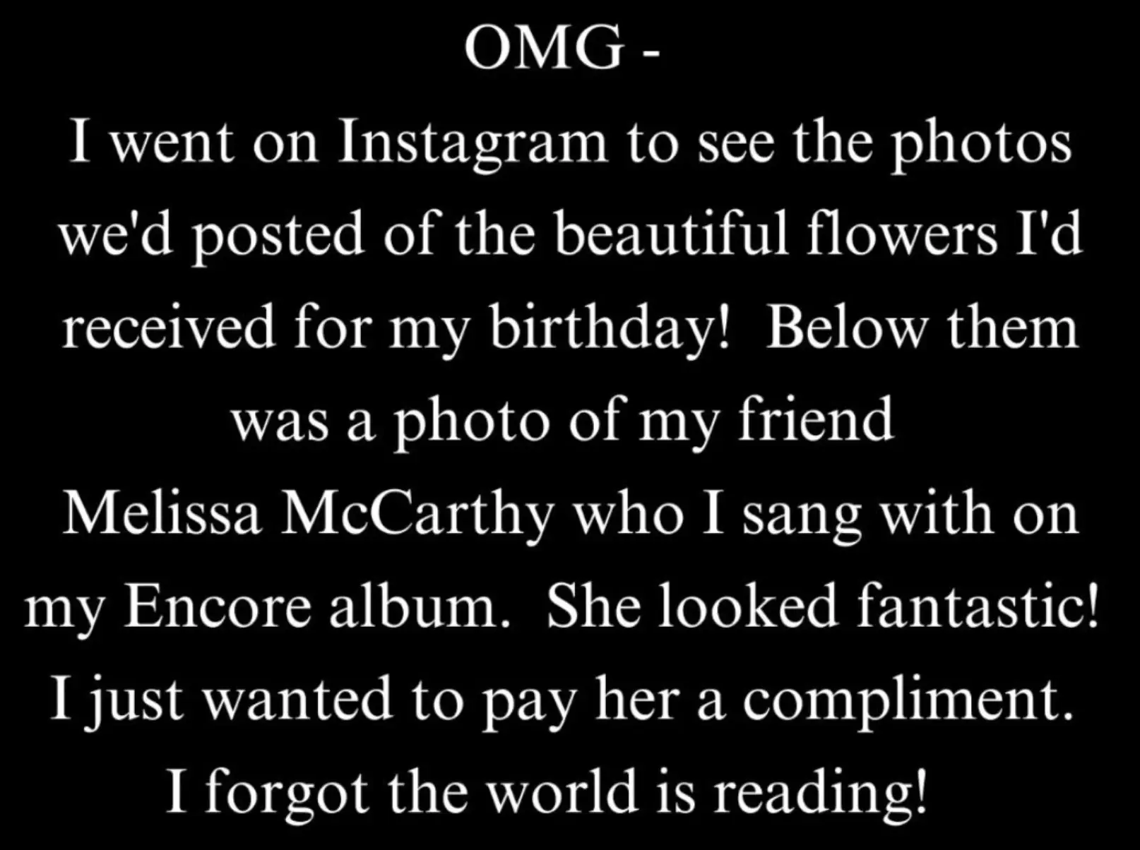 Barbra spoke out about her comments. (X/@barbastreisand)