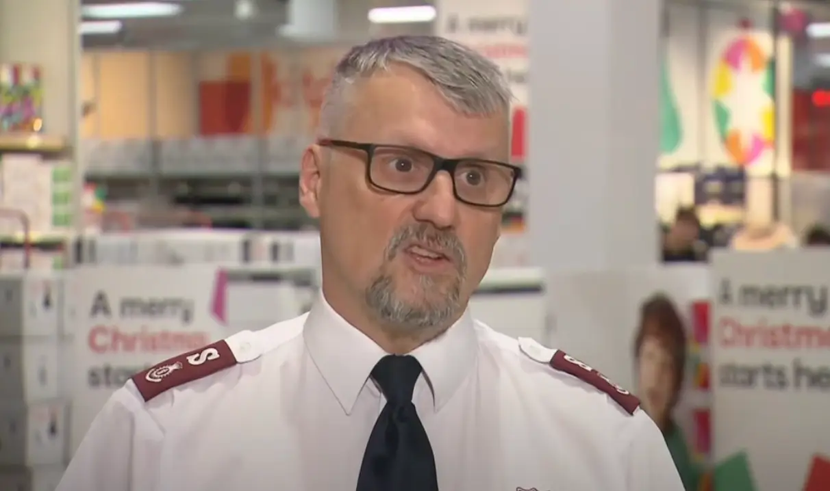 Warren Elliott from the Salvation Army.