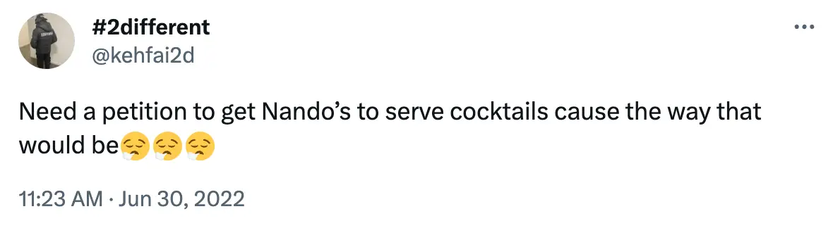 Cocktails have been on the wish list for Nando’s fans for years.