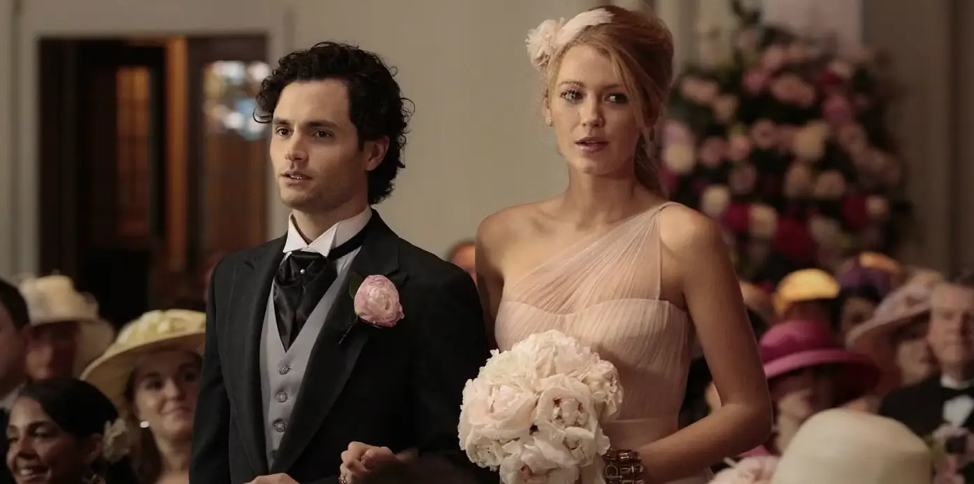 Penn Badgley and Blake Lively dated IRL (The CW)