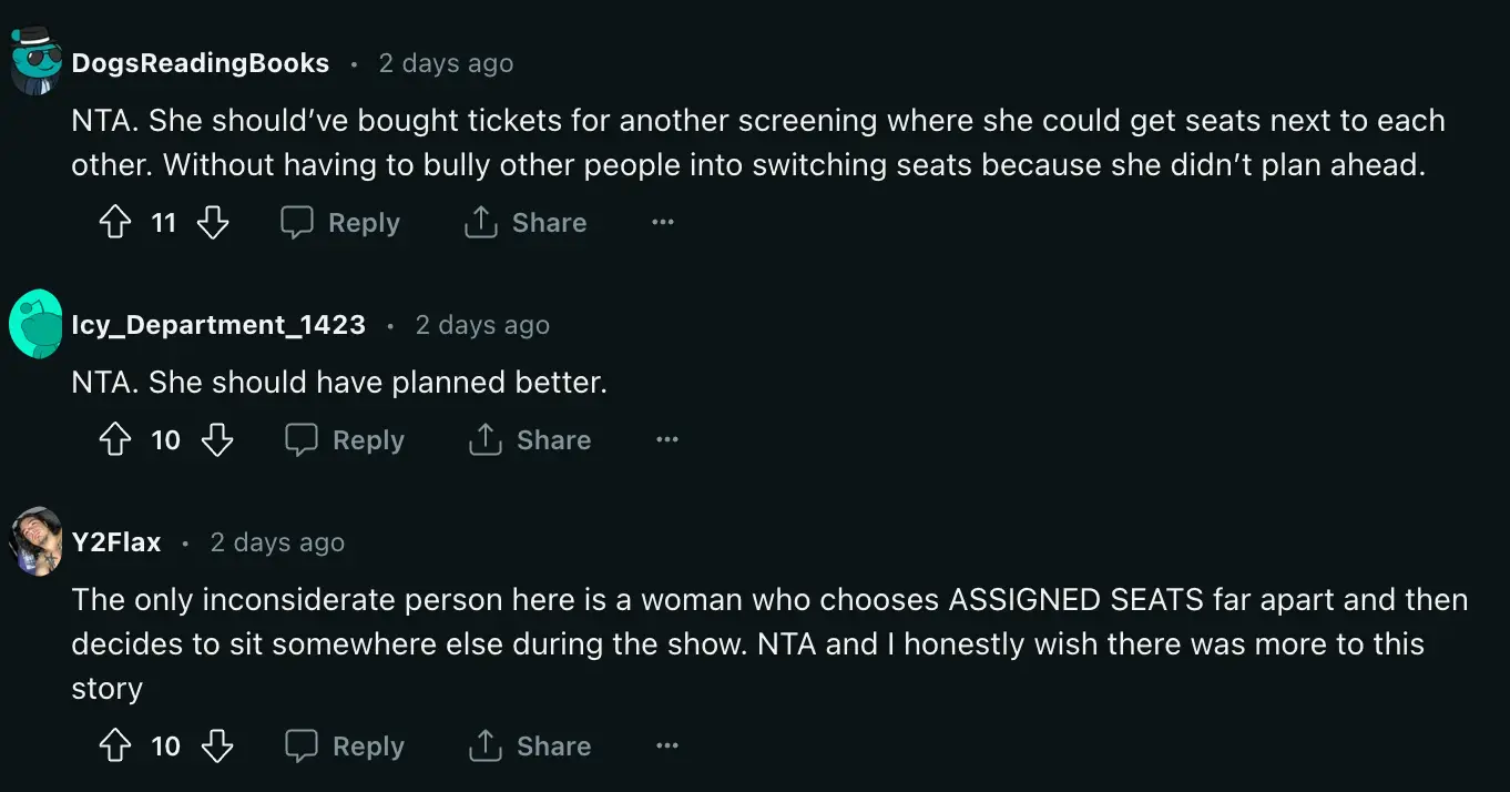 Luckily for the Redditer, everyone agreed he was definitely NTA in this situation.