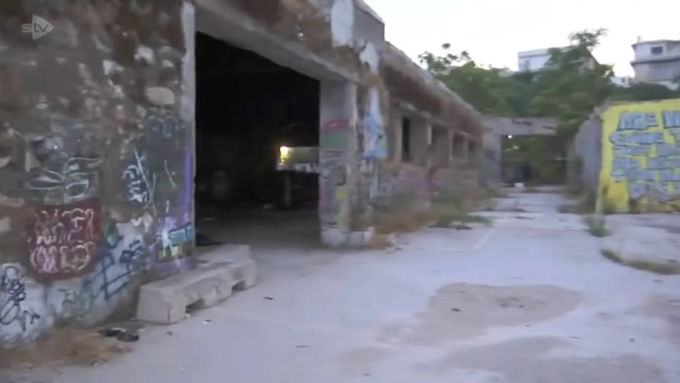 The body was found by a homeless man in an abandoned building (STV News)