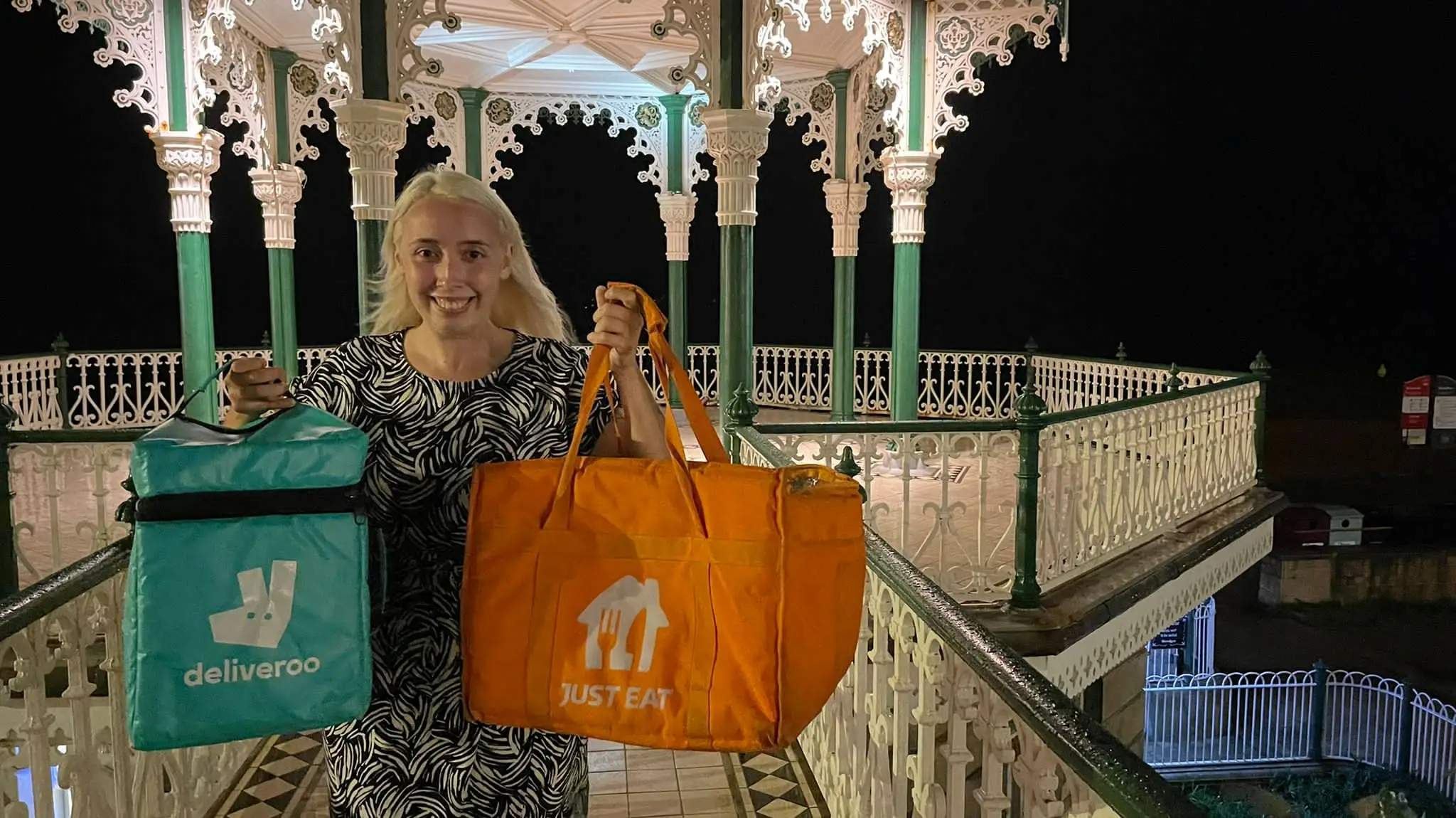 The dedicated mum earns a fair bit delivering food.