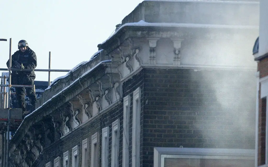 The siege at the flat (pictured) went on for 15 days (Ian Waldie/Getty Images)