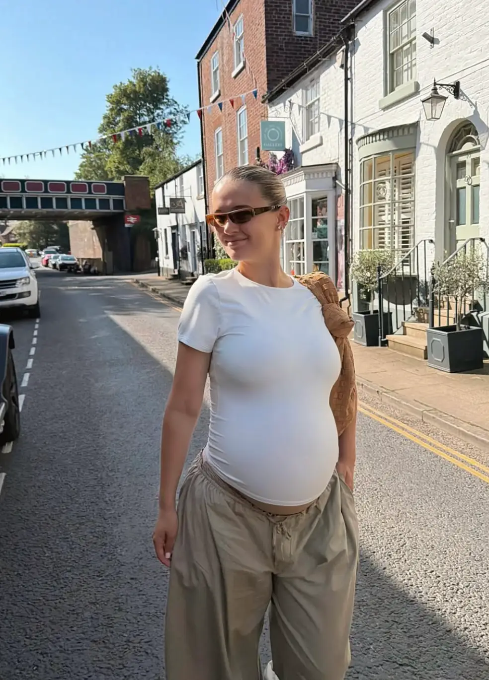 The influencer admitted she thinks people may be a bit disappointed with her child's name (Instagram/@mollymae)